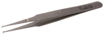 Italian Grade SMD Tweezers with Straight Tips and a Groove in the Point