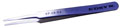 Italian Grade Tweezers with Flat Tips, Rounded Points. L: 4.5 in. (114.3 mm)