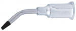 Angled Lifting Needle O.D.: .03 in. (.76 mm) I.D.: .02 in. (.5 mm)