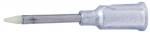 Straight Lifting Needle O.D.: .03 in. (.76 mm) I.D.: .02 in. (.5 mm)