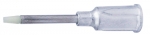 Straight Lifting Needle O.D.: .04 in. (1 mm) I.D.: .03 in. (.76 mm)